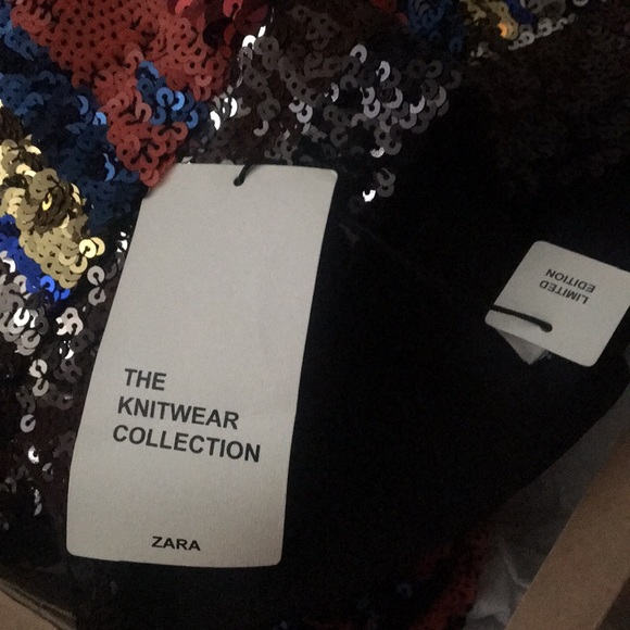 Zara multicolored sequin midi skirt - Picture 8 of 8